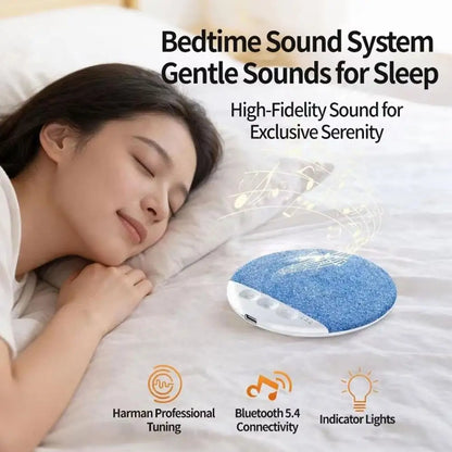 Mini Sleeping Bluetooth Speaker Nature Sound White Noise Soundbar Wireless MP3 Music Player Ultra Thin Timed Shutdown Audio Pla